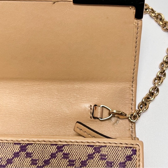 SOLD Gucci Wallet On Chain Fabric - Picture 12 of 14